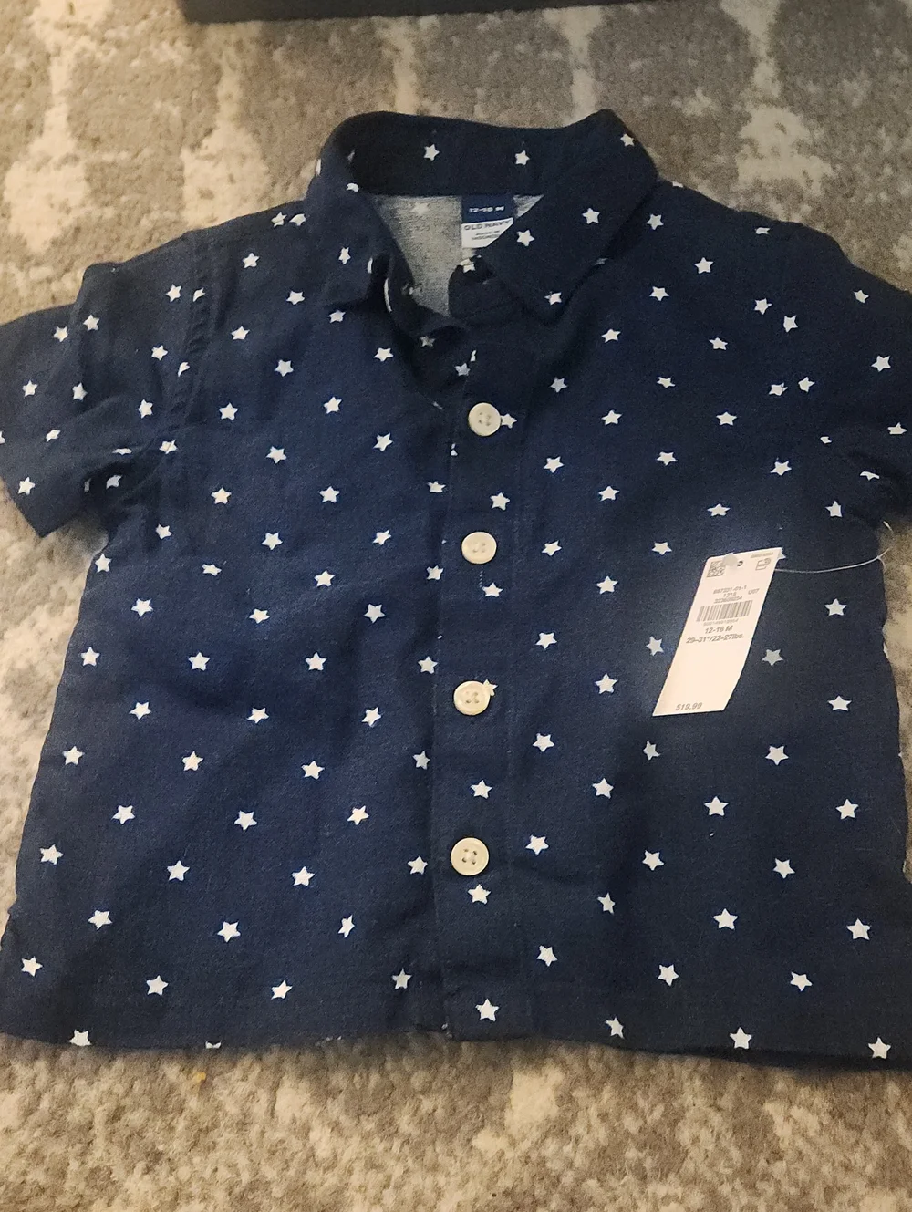 Old Navy Star Button-Up Shirt